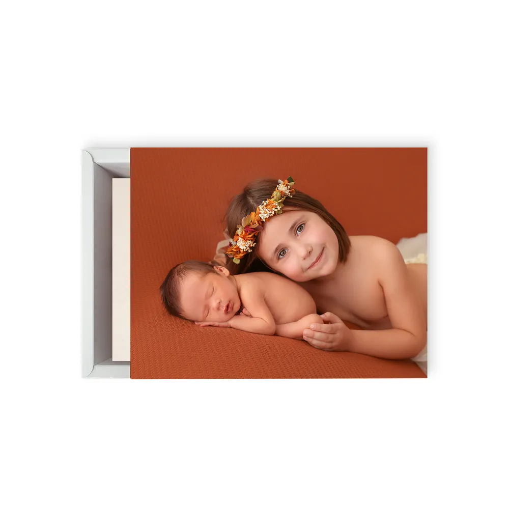 Caja Cartón Fajín Personalizada + 12 copias 15x20
