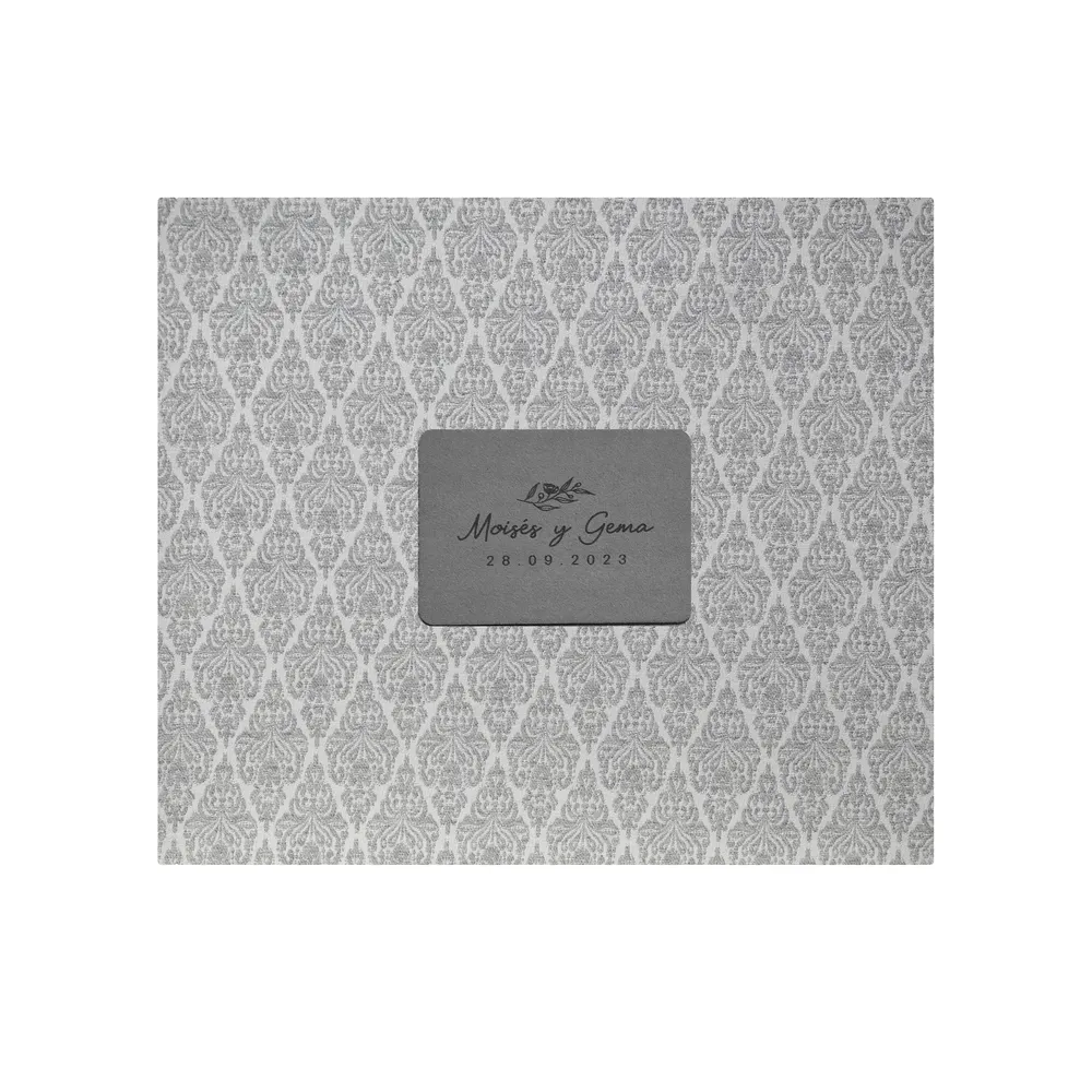 Álbum 1 Pieza Chapa Rectangular Boda (20 pl)