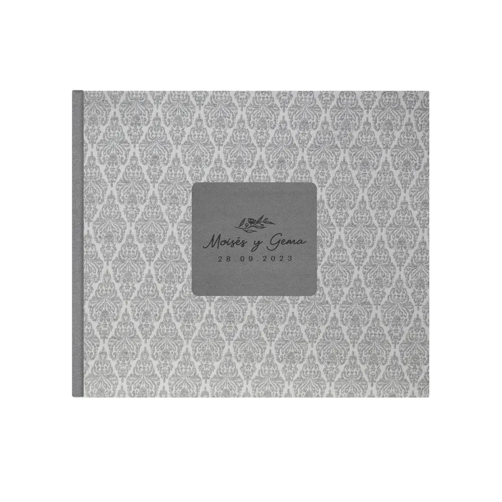 Álbum 2 Piezas Chapa Cuadrada Boda (20 pl)